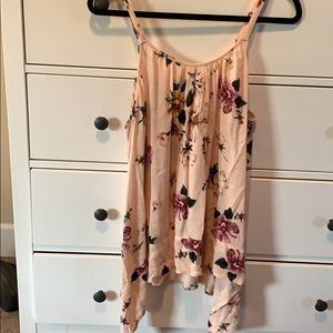 Ballet Pink Floral Tank